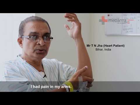  Mr. T.N Jha came to Medanta - The Medicity from Bihar and needed to